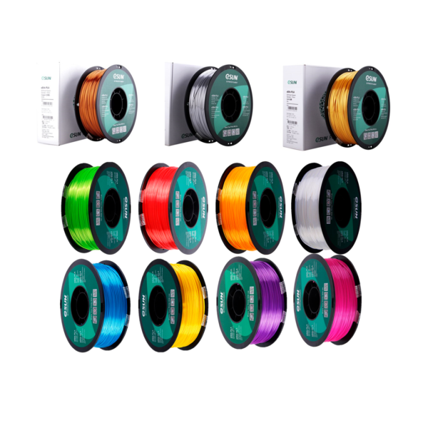 Filamento eSun PREMIUM PLA+ Brillantes y Sedosos (eSilk)