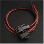 CONECTOR ADAPTADOR 2P JST-SMP MACHO HEMBRA CON CABLE 9CM
